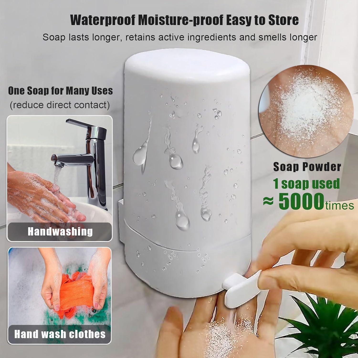 Soap Grinder for Bar Soap Wall-Mounted,