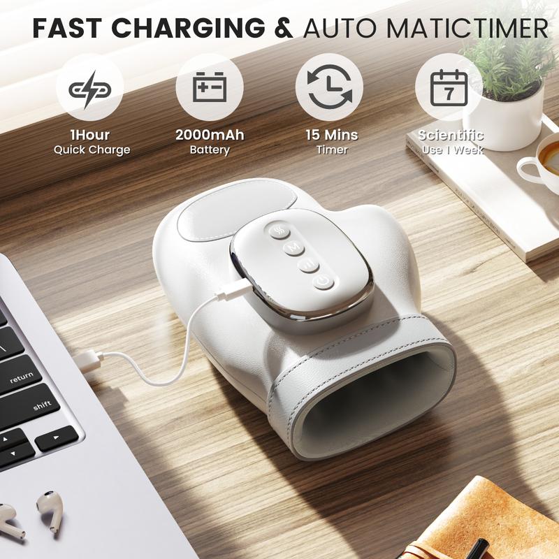 Modofo Hand Massager with Heat & Compression – Ultimate Relief for Hands, Wrists & Fingers, Arthritis & Wrist Carpal Tunnel Muscles Pressure Point Therapy