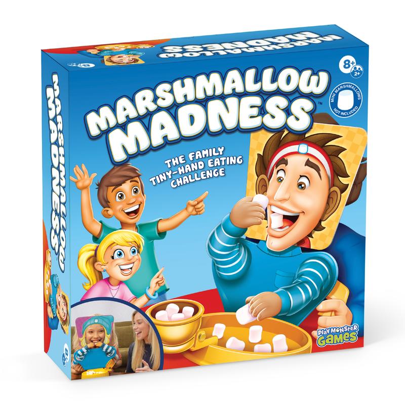 Marshmallow Madness Board Game – Hilarious Family Board Games for Kids & Adults,