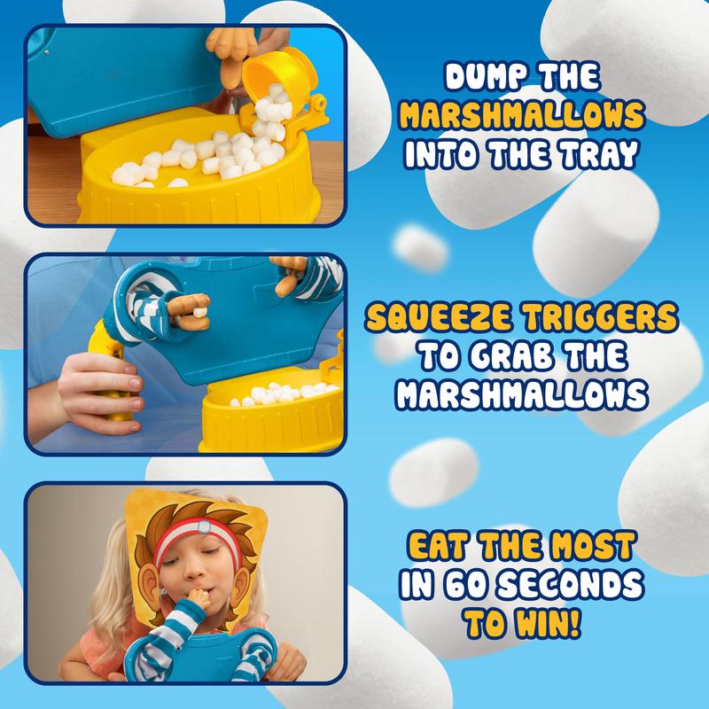 Marshmallow Madness Board Game – Hilarious Family Board Games for Kids & Adults,