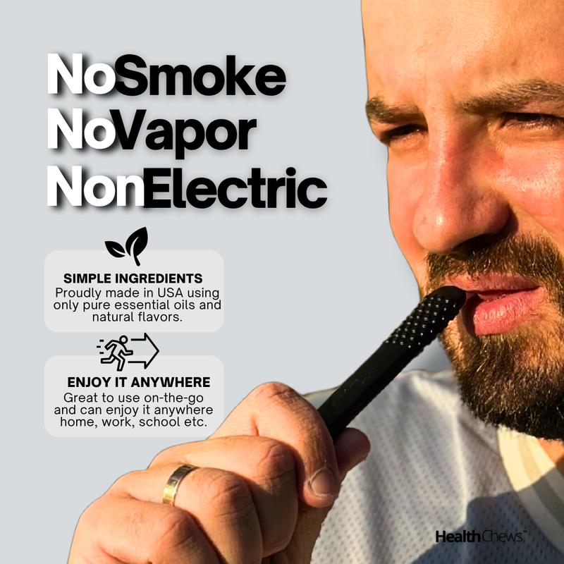 NEW HealthChews PuffBar Essential Oils Relief – Quit Vaping & Smoking Naturally with Essential Oils