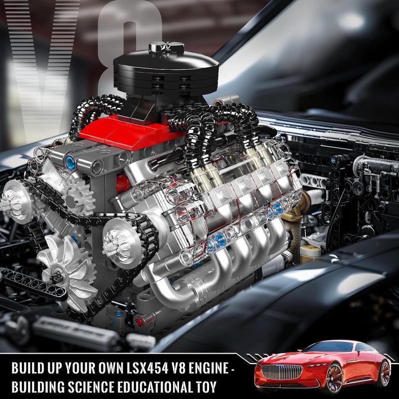 Build Your Own V8 Engine - 487 Pieces of Pure Engineering Magic! 🔧