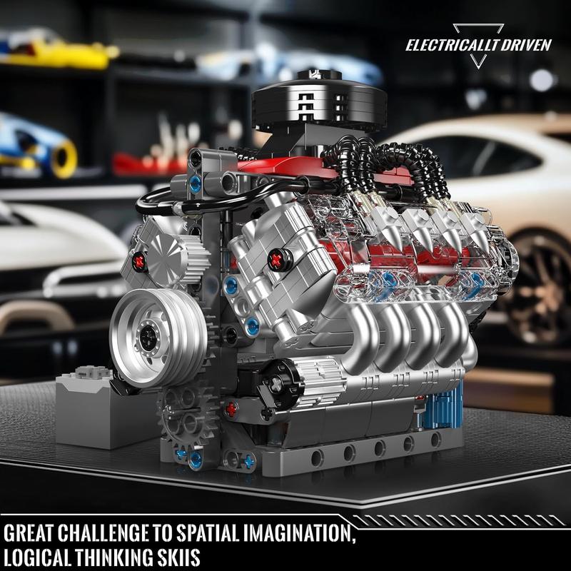 Build Your Own V8 Engine - 487 Pieces of Pure Engineering Magic! 🔧