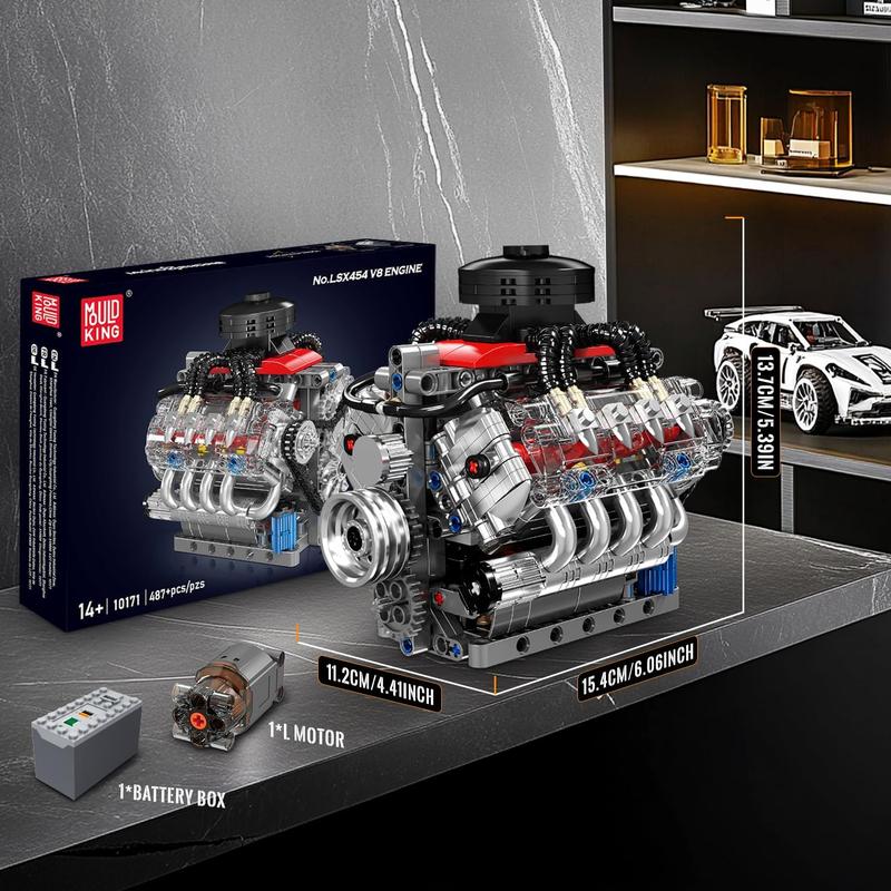 Build Your Own V8 Engine - 487 Pieces of Pure Engineering Magic! 🔧
