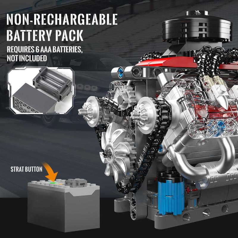 Build Your Own V8 Engine - 487 Pieces of Pure Engineering Magic! 🔧