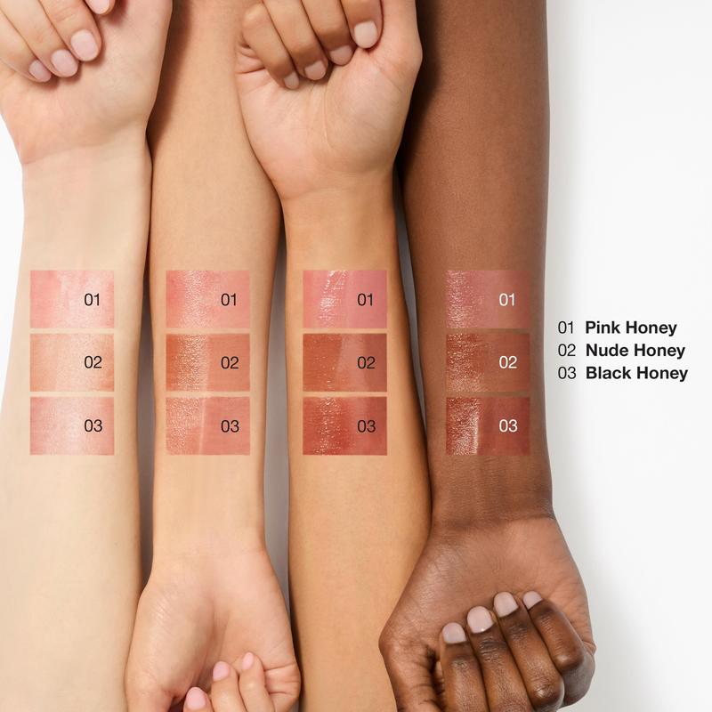 Clinique Almost Lipstick in Black Honey, Pink Honey and Nude Honey