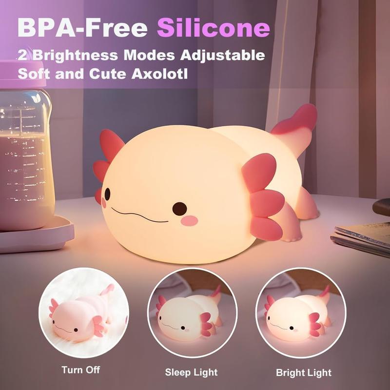 Yudodo Kawaii Axolotl Night Light