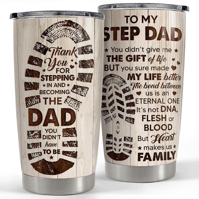 Sandjest Bonus Dad 20oz Tumbler with Lid,