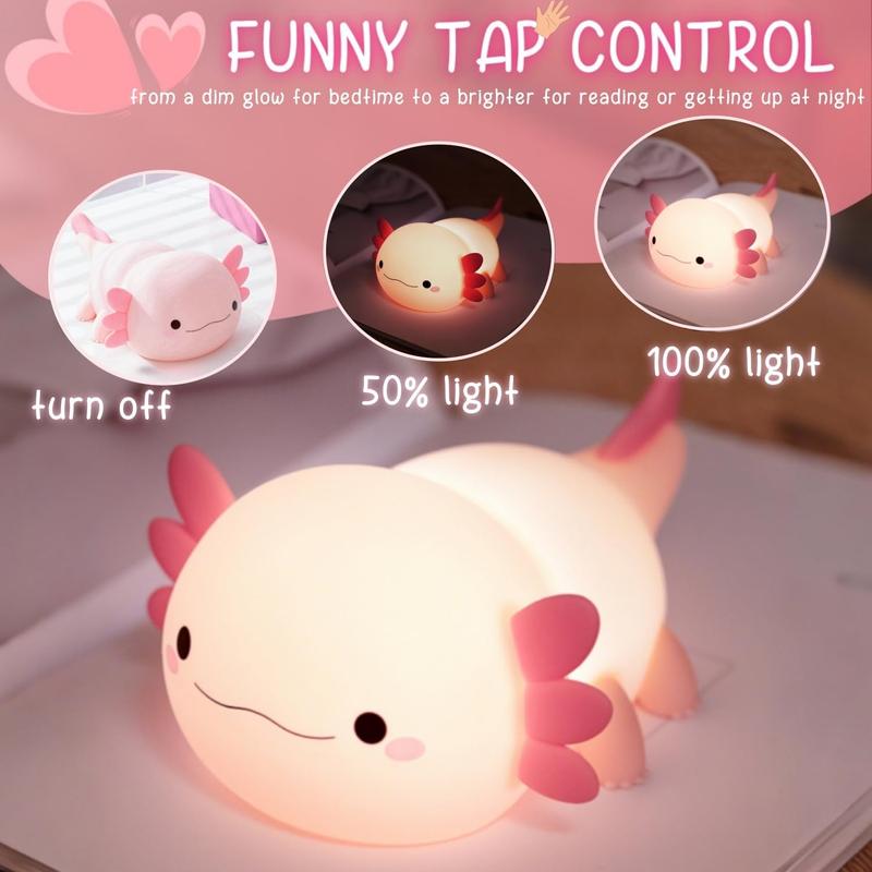 Yudodo Kawaii Axolotl Night Light