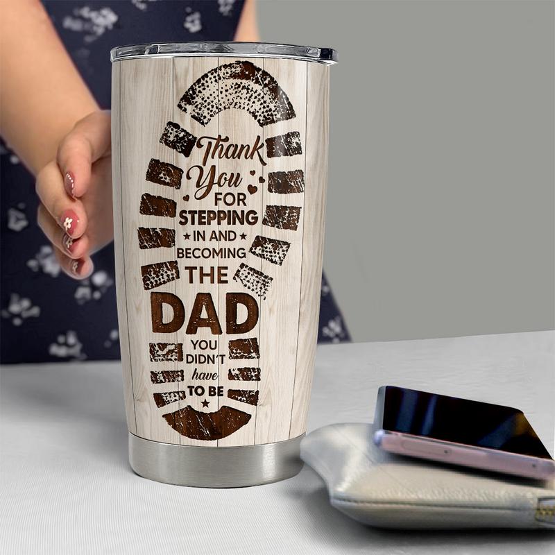 Sandjest Bonus Dad 20oz Tumbler with Lid,