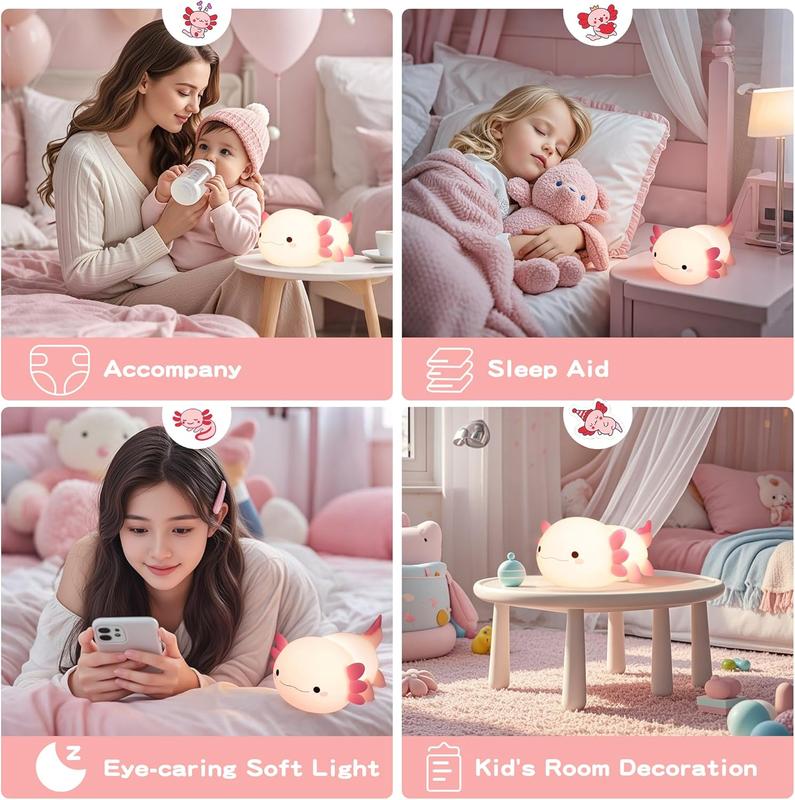 Yudodo Kawaii Axolotl Night Light