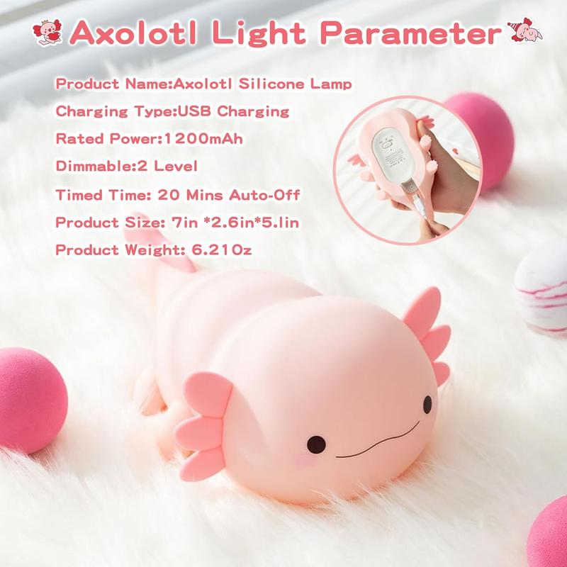 Yudodo Kawaii Axolotl Night Light