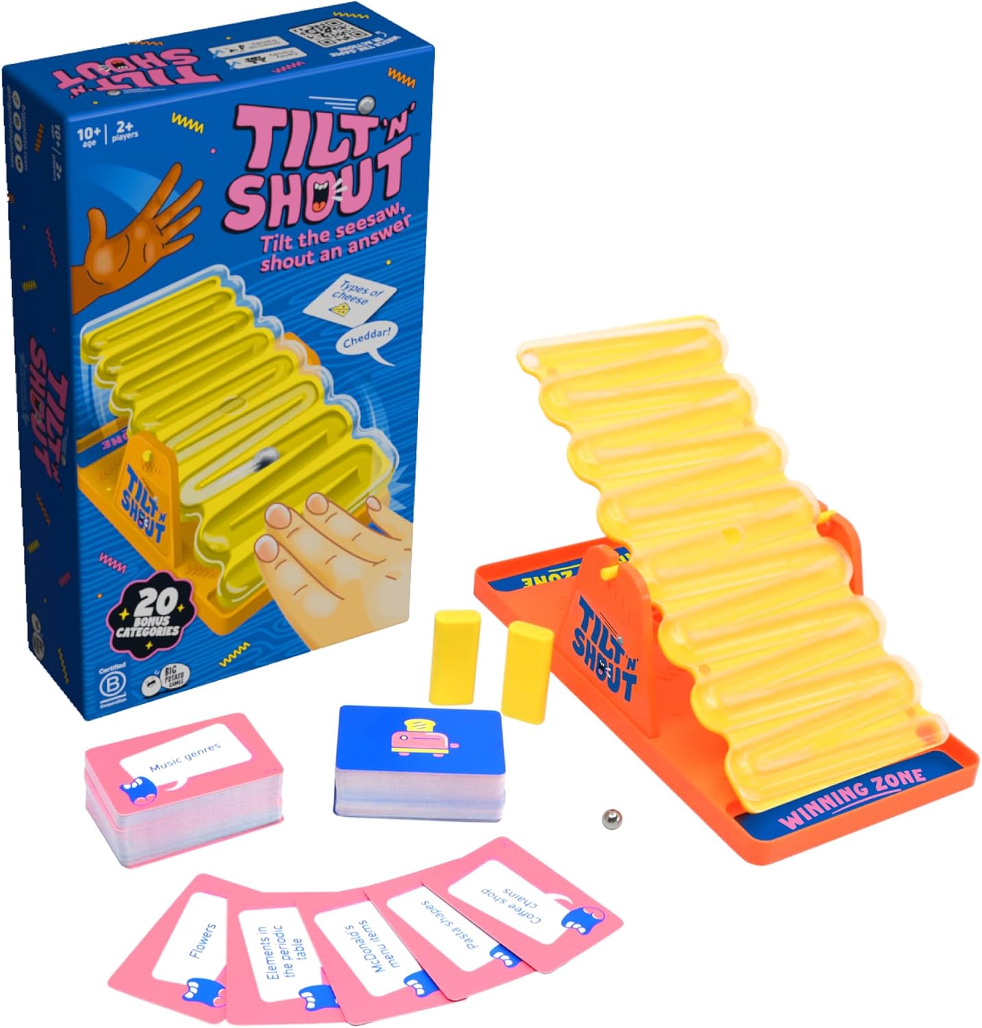 Tilt N Shout Board Game | Big Potato Games