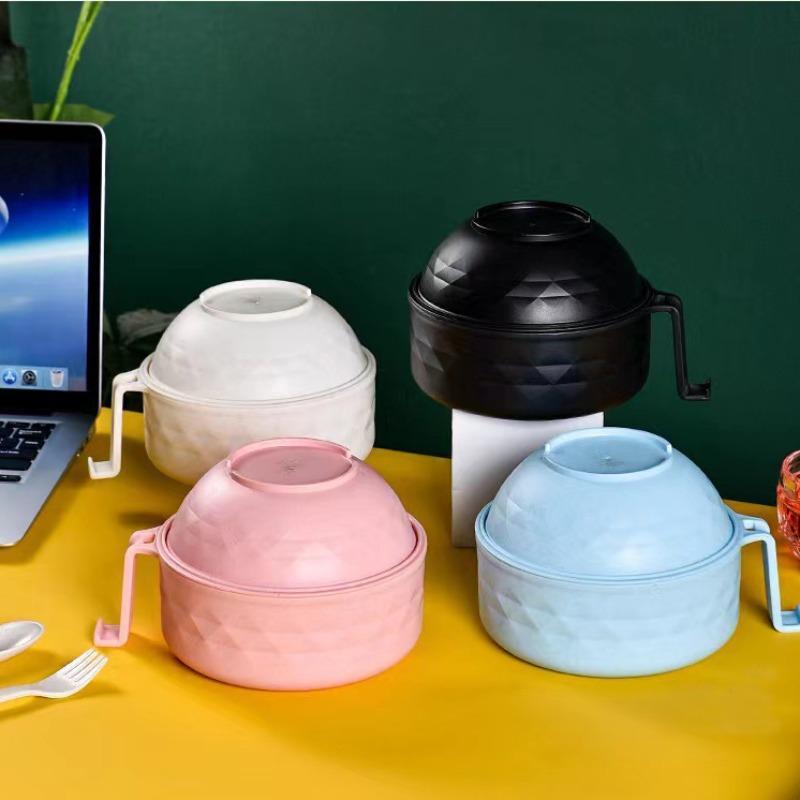 Ramen Bowl Set, 1/2 Counts Microwave Safe Instant Noodle Bowl & Tableware Kit