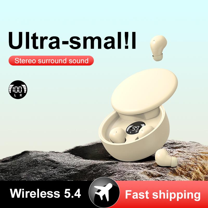 MSHUKCOE Mini Invisible Headphones Bluetooth