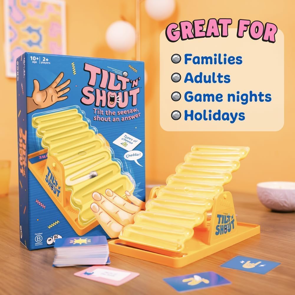 Tilt N Shout Board Game | Big Potato Games