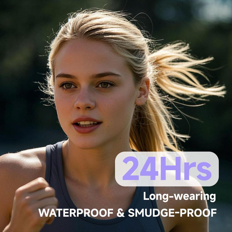 Unicos Eyebrow Angled Brush, Utra-Fine Fibers, Self-Feeding Smooth Application, Long-Lasting Formula for Daily Makeup,