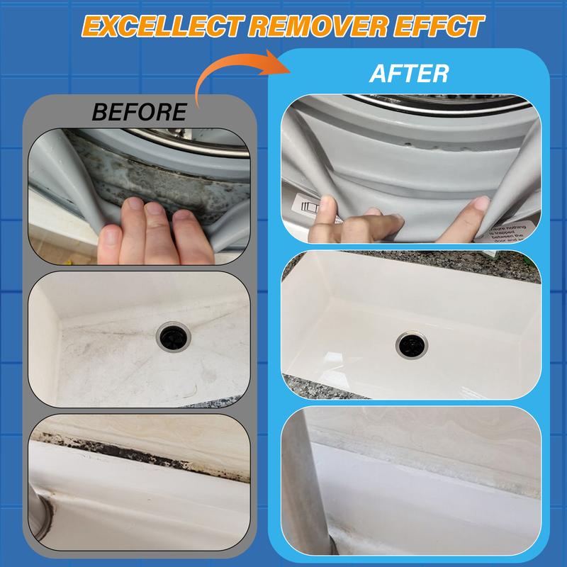 AZQPOD HOME STAIN CLEANER GEL – 7OZ Deep Cleaning Gel for Tile Gaps, Washing Machine Seals, Fridge Rubber, Wall & Shower Stains