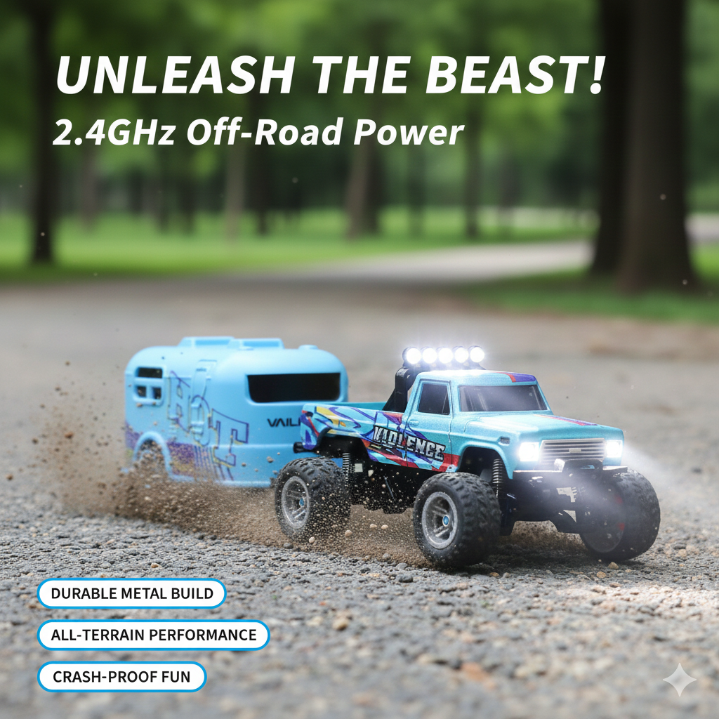 🔥Last Day 49% OFF - Hotfree 1/64 Mini RC Monster Truck: Pocket-Sized Power. Epic Off-Road Fun.