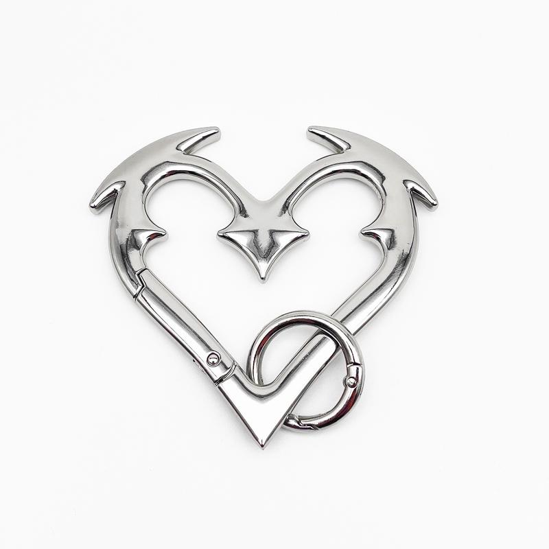 🔥Heartbreaker Carabiner Gothic Heart-Shaped Metal Keychain