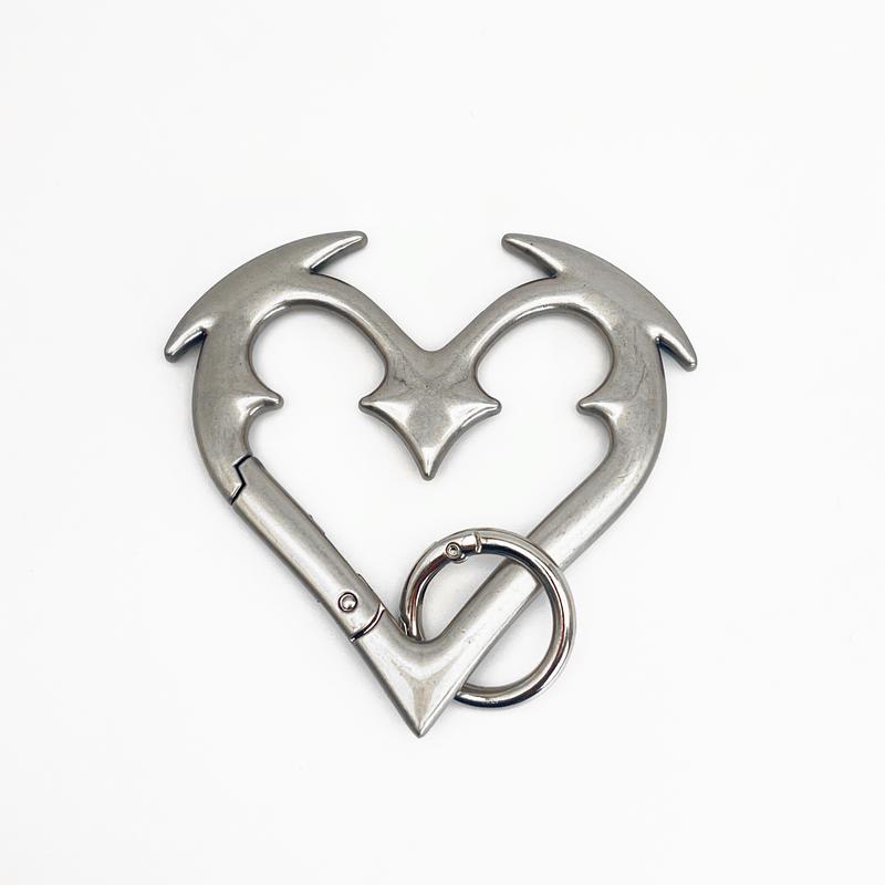 🔥Heartbreaker Carabiner Gothic Heart-Shaped Metal Keychain