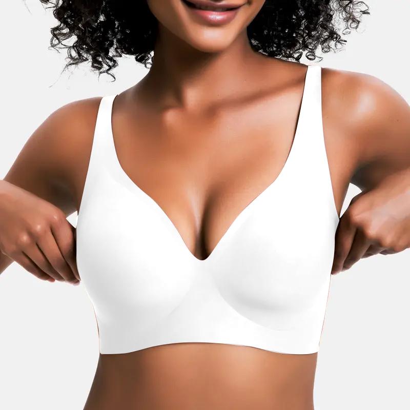 VRCOMFY Jelly Wireless Womens Comfortable Wireless Bras