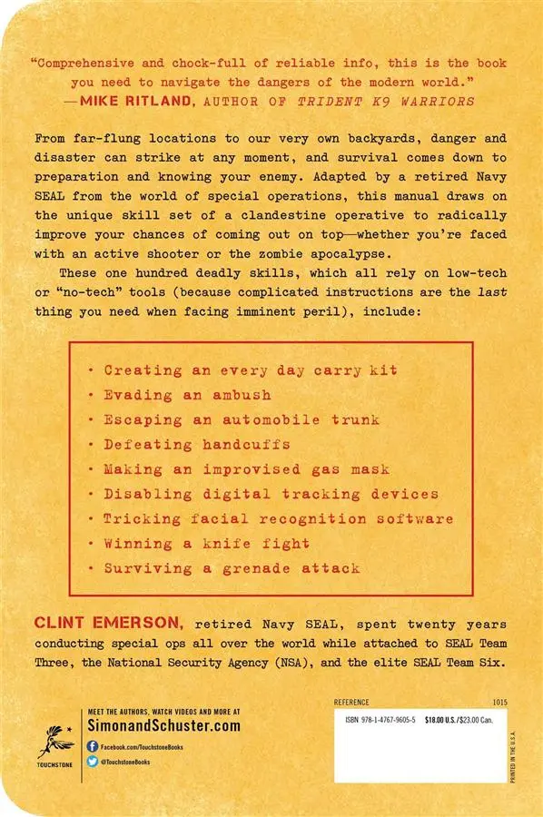 100 Essential Survival Skills - Paperback – Illustrated