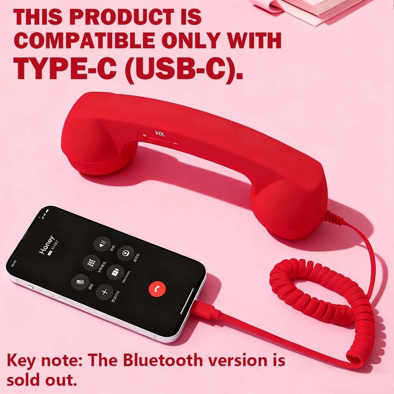 📞 The Retro Choice Bluetooth Handset: Classic Comfort, Modern Connection