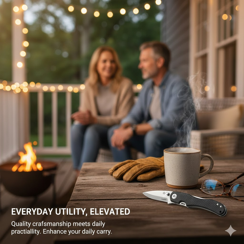 🦴 The Titanium Bone Mini Folding Pocket Knife: Ultra-Compact EDC