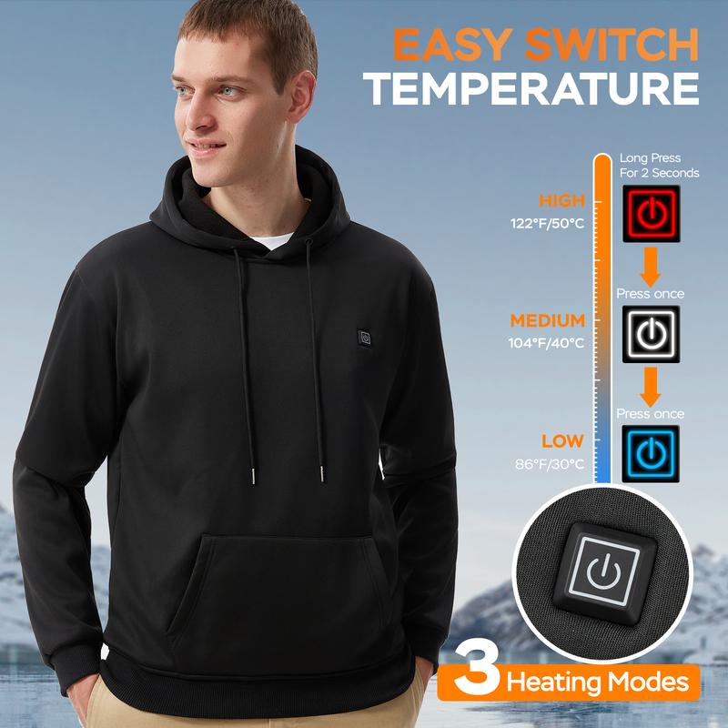 🔥 The Thermal Core Heated Hoodie for Men: Your Cold-Weather Game-Changer