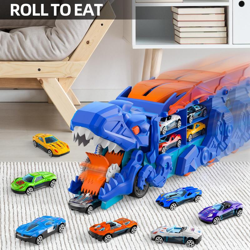 🦖 Mega-Haul Dinosaur Transport Truck: The Ultimate 3-in-1 Action Set for Boys