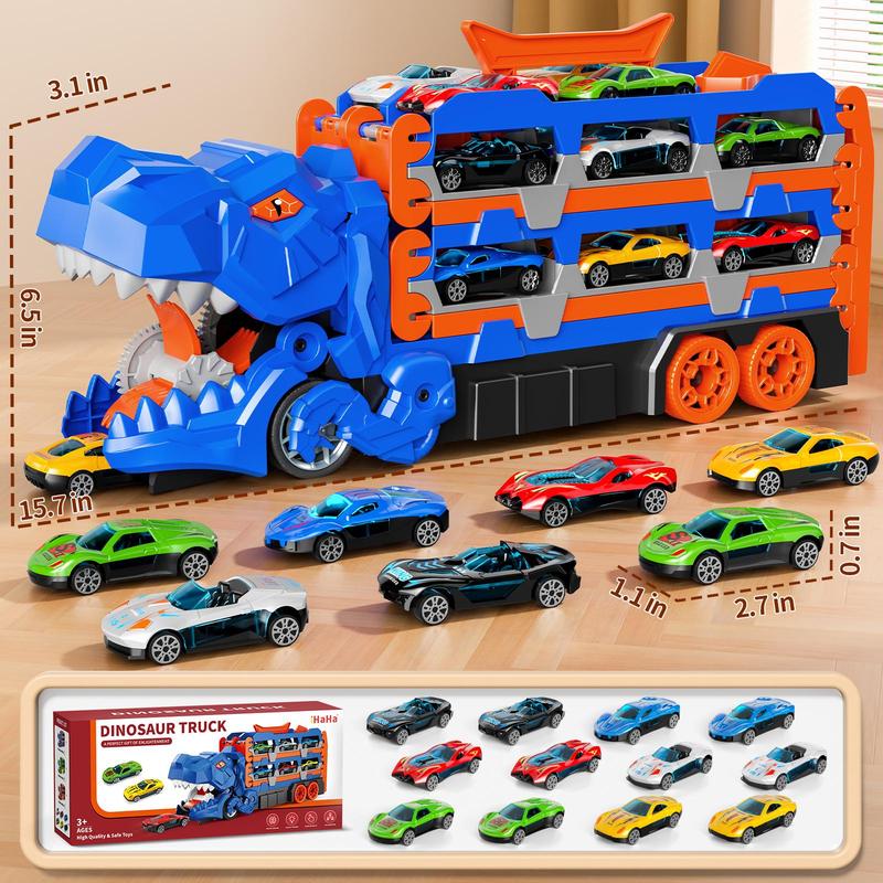 🦖 Mega-Haul Dinosaur Transport Truck: The Ultimate 3-in-1 Action Set for Boys