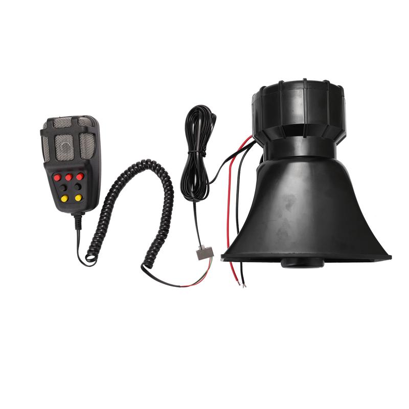 📢7-Tone Car Warning Siren & Mic PA System: Unmatched 200dB Power for Any 12V Vehicle.