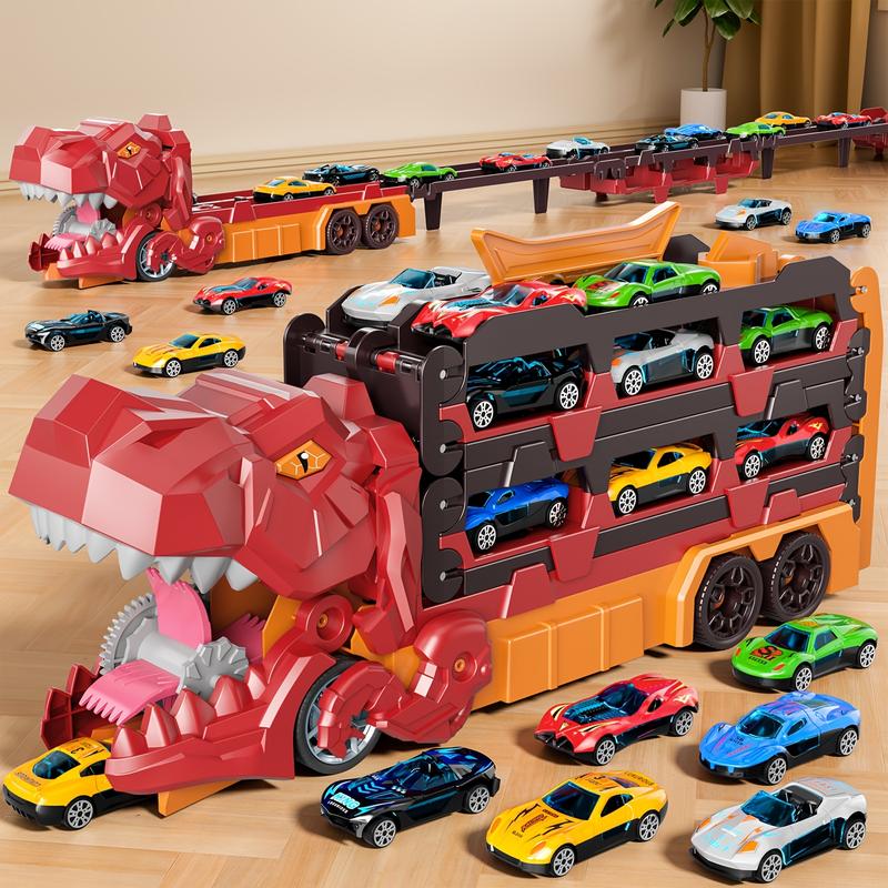 🦖 Mega-Haul Dinosaur Transport Truck: The Ultimate 3-in-1 Action Set for Boys
