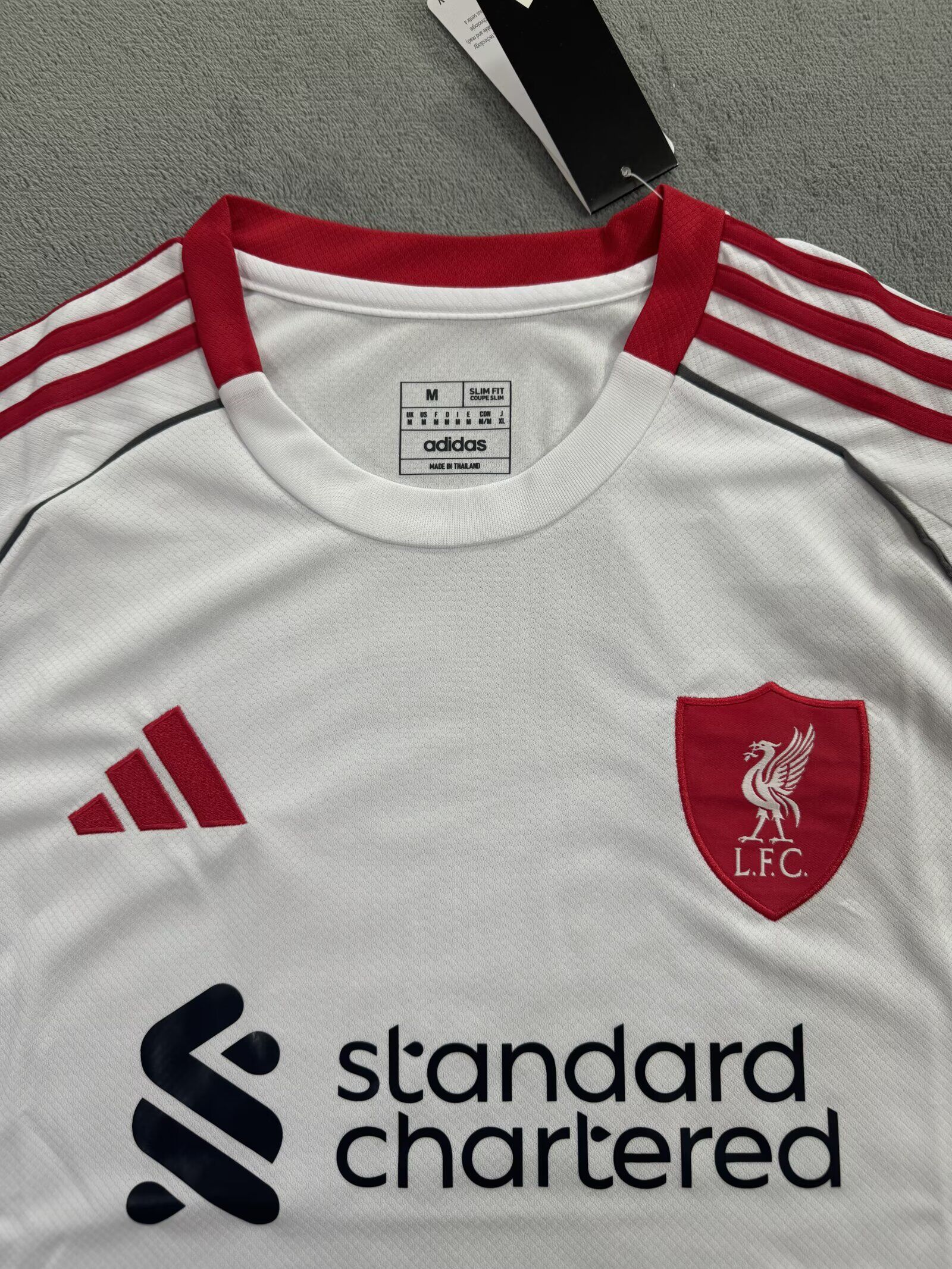 NEW！！25-26 Liverpool FC white 1:1 Thai Quality Football Shirt