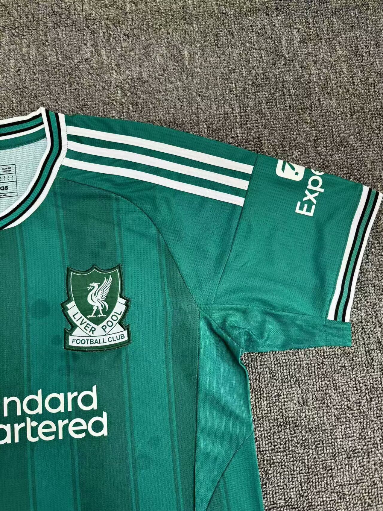 NEW！！25-26 Liverpool FC green 1:1 Thai Quality Football Shirt