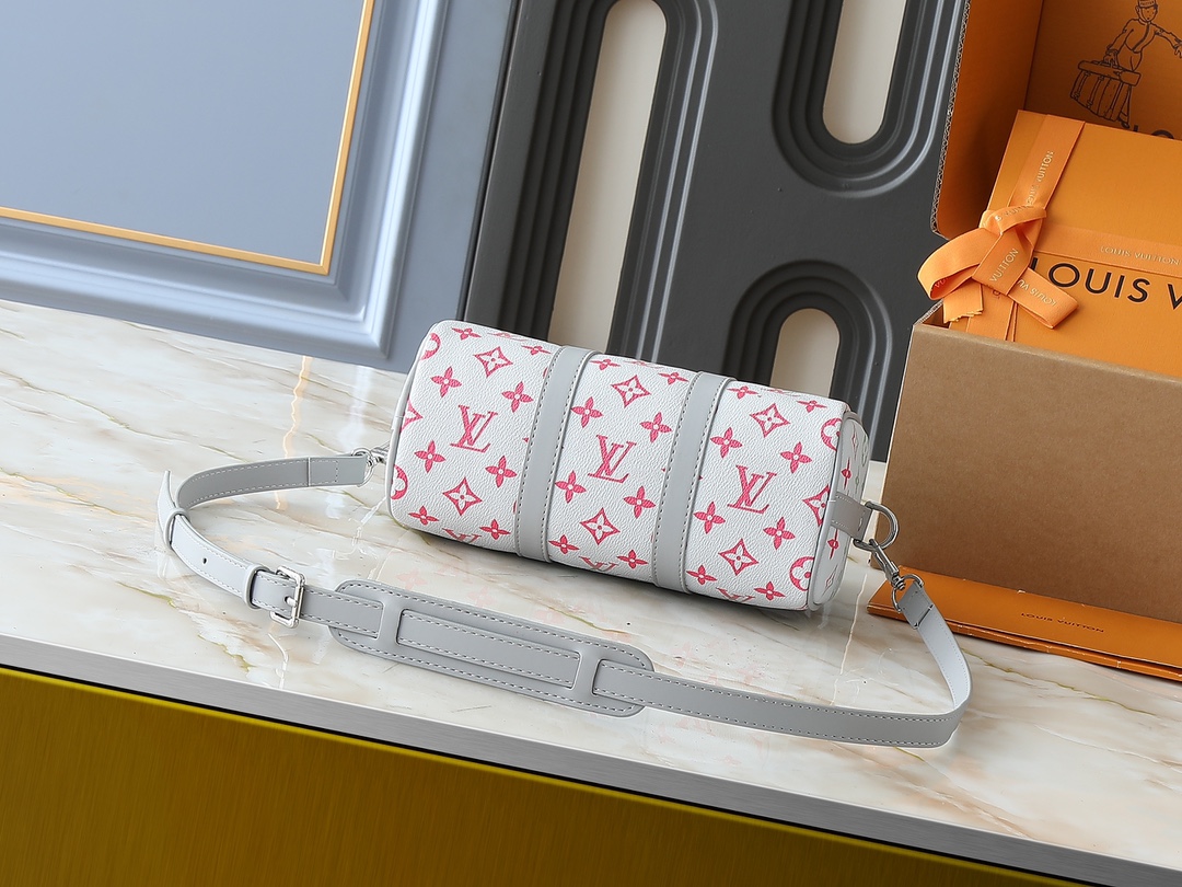 Luxury Designer Bag Women's Fashion Bag Gradient Rainbow White Handbag Concentrated leather handle detachable shoulder strap Trend style