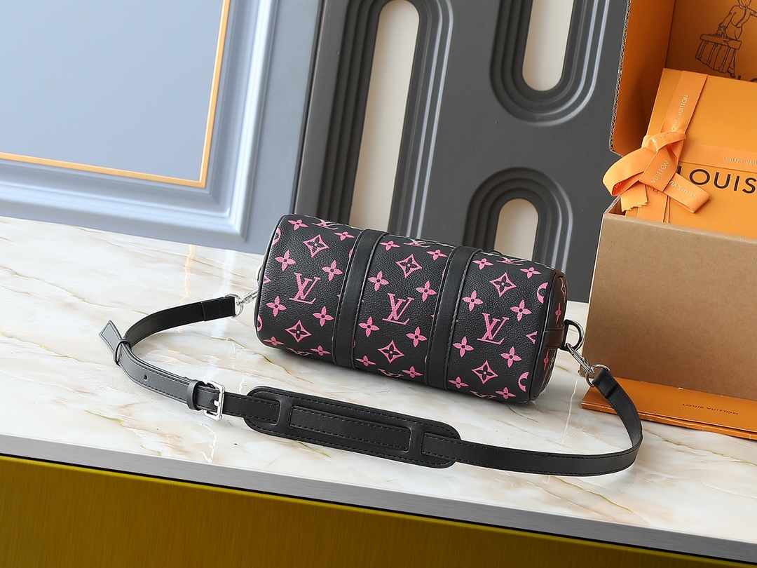 Luxury Designer Bag Women's Fashion Bag Gradient Rainbow Black Handbag Concentrated leather handle detachable shoulder strap