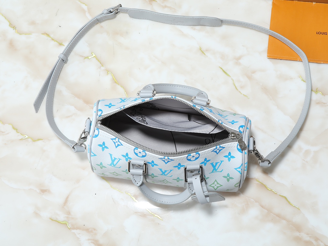 Luxury Designer Bag Women's Fashion Bag Gradient Rainbow White Handbag Concentrated leather handle detachable shoulder strap Trend style