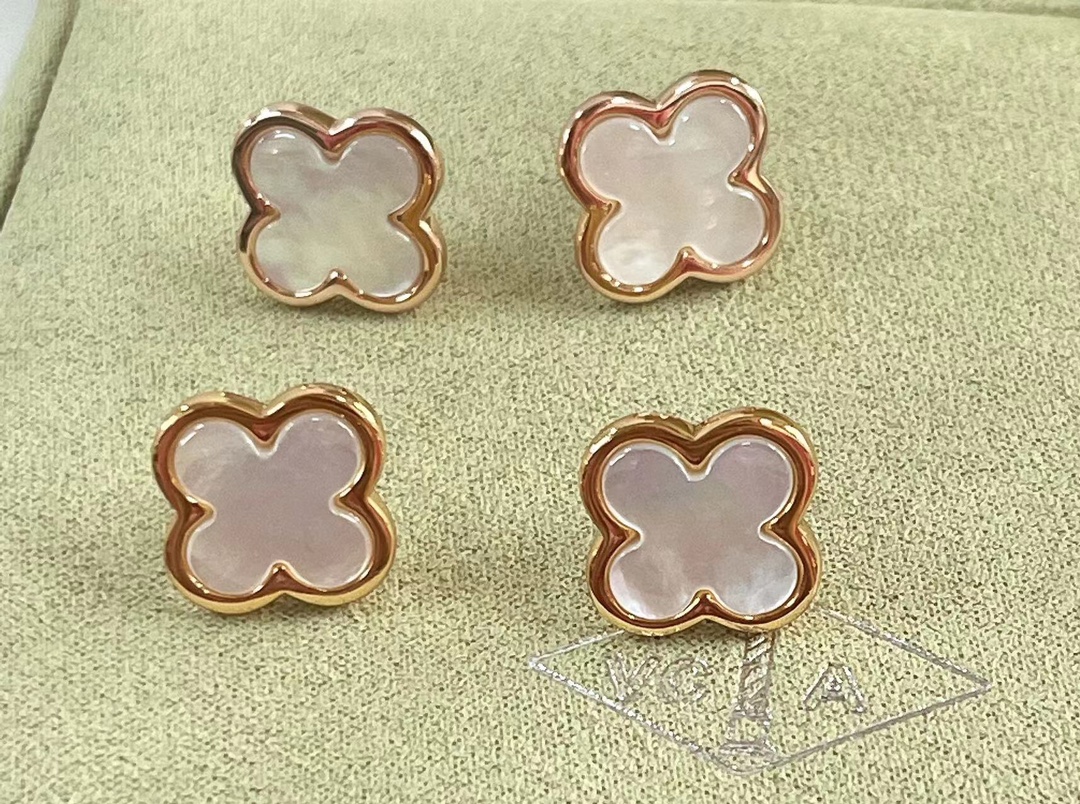 Luxury Designer earrings V Jelly Beimi Rose Gold first-class drill with high simulation and cost-effective inlaid horse's eye drill with rich and transparent cutting surface
