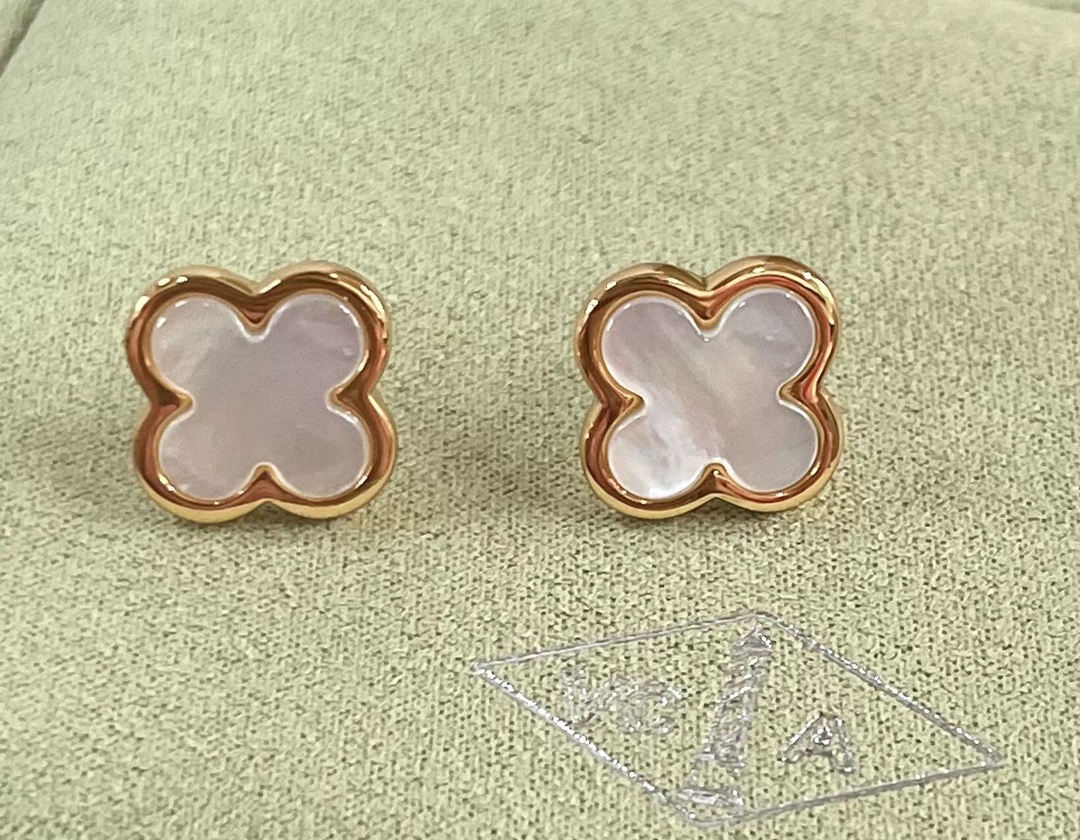 Luxury Designer earrings V Jelly Beimi Rose Gold first-class drill with high simulation and cost-effective inlaid horse's eye drill with rich and transparent cutting surface