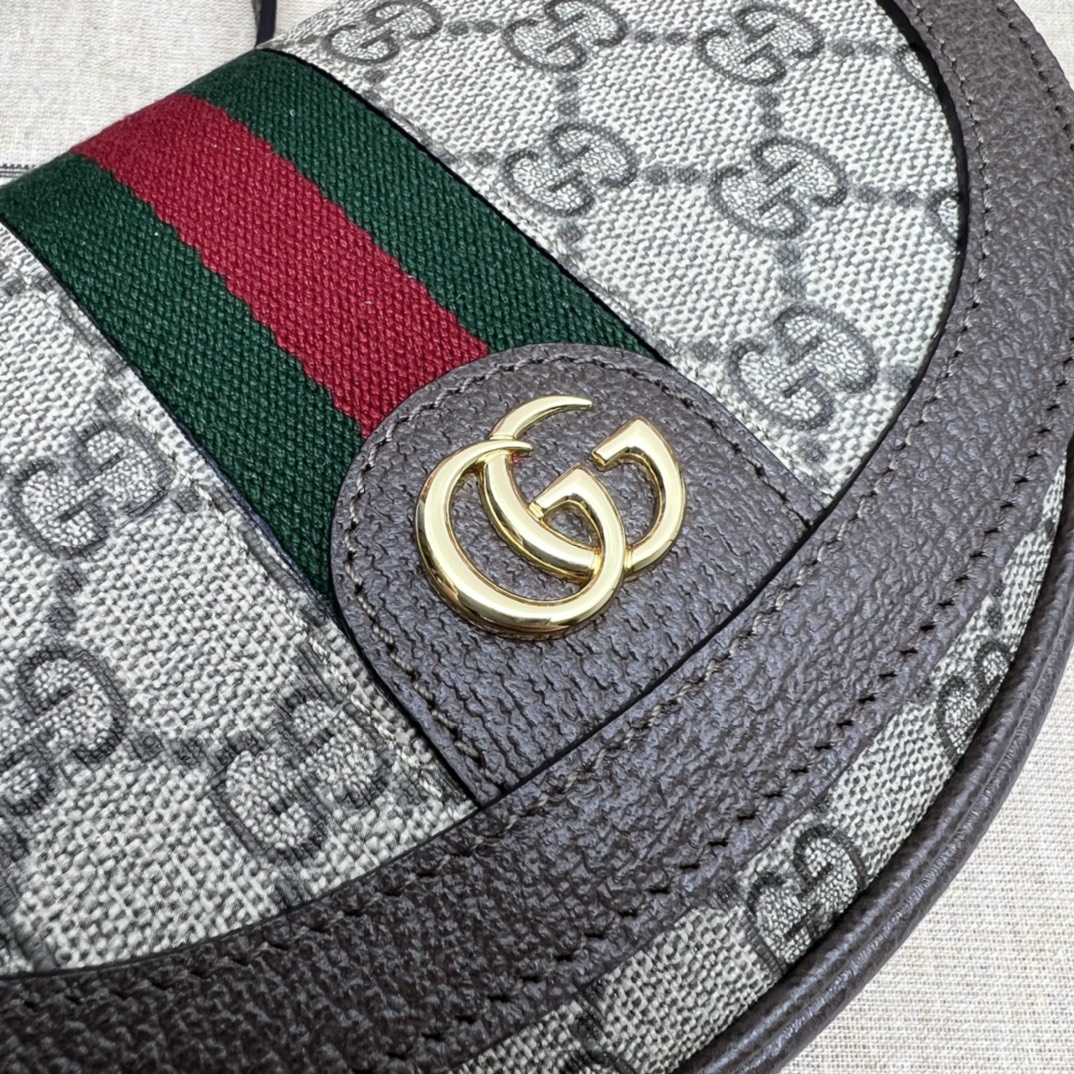 Luxury designer bag Women's fashion bag brown Gucci top counter quality