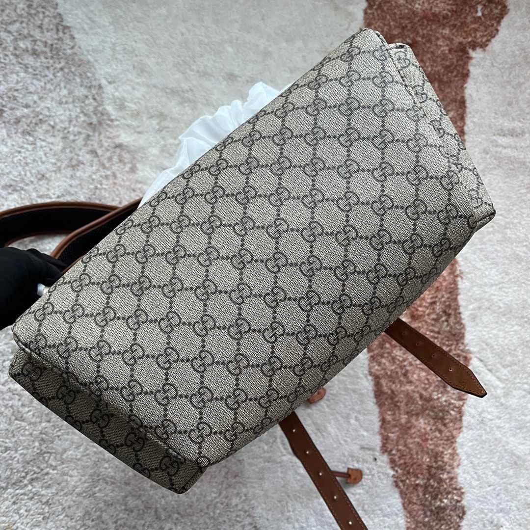 Luxury designer bag Women's fashion bag ostrich print Gucci top counter quality