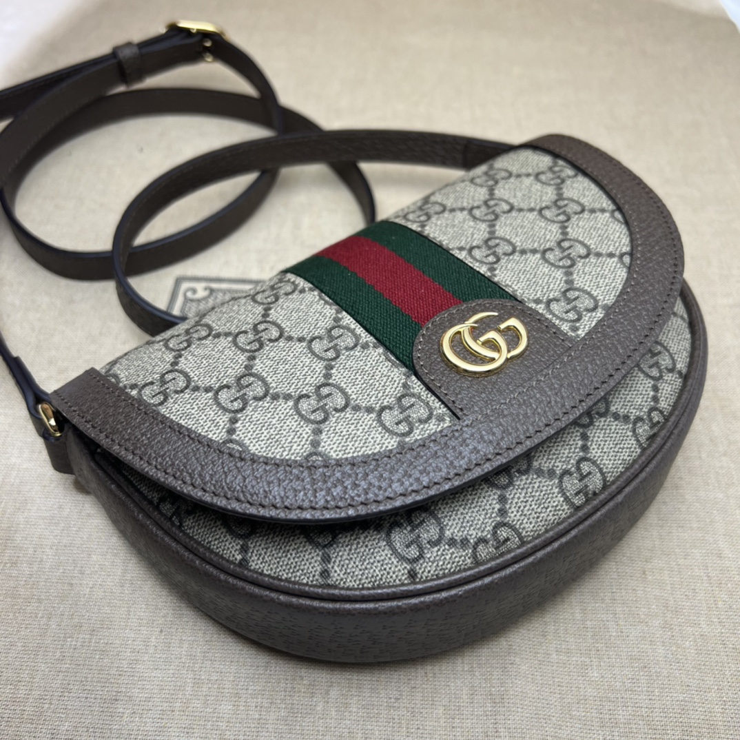 Luxury designer bag Women's fashion bag brown Gucci top counter quality