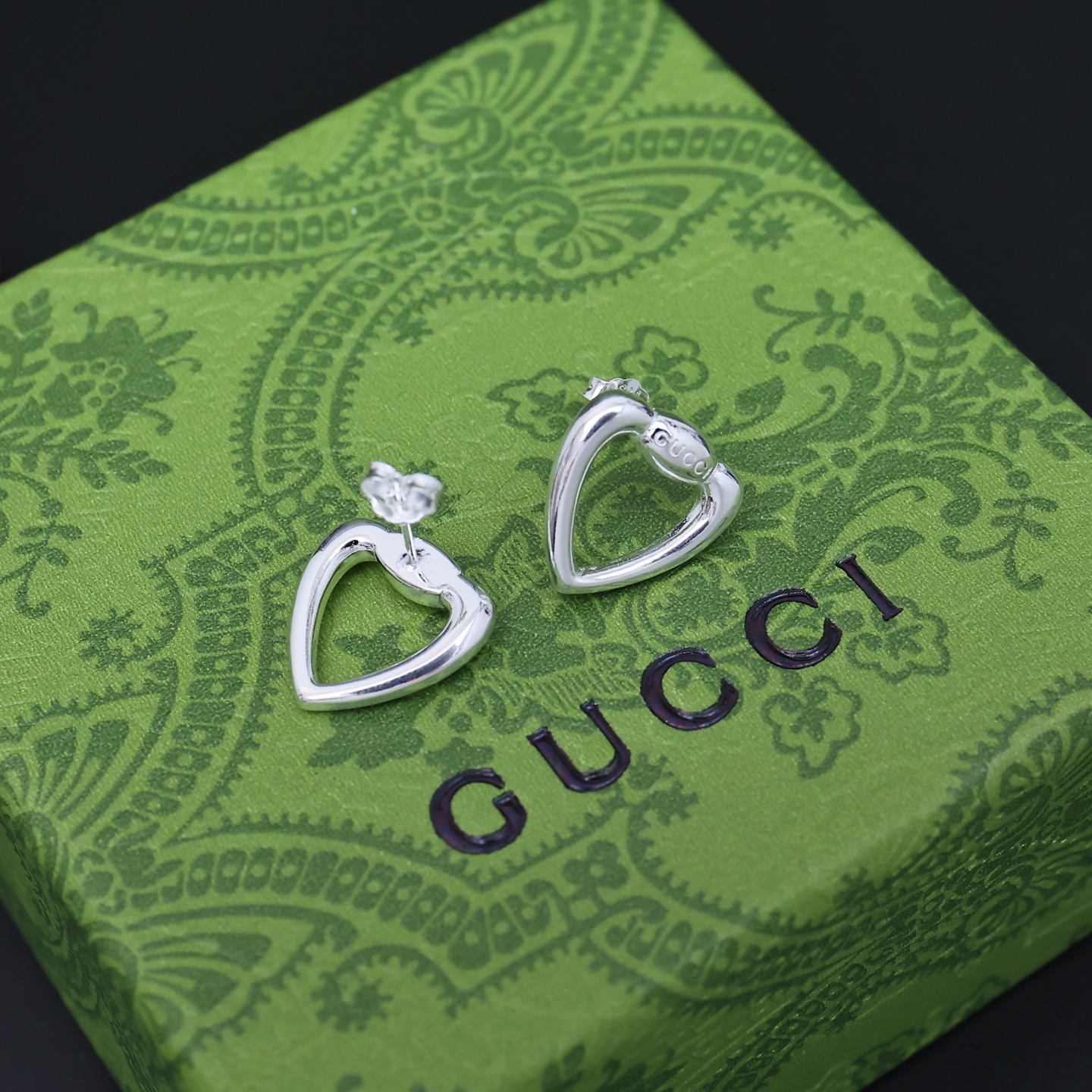 Luxury designer earrings new counter genuine love ring available for men and women