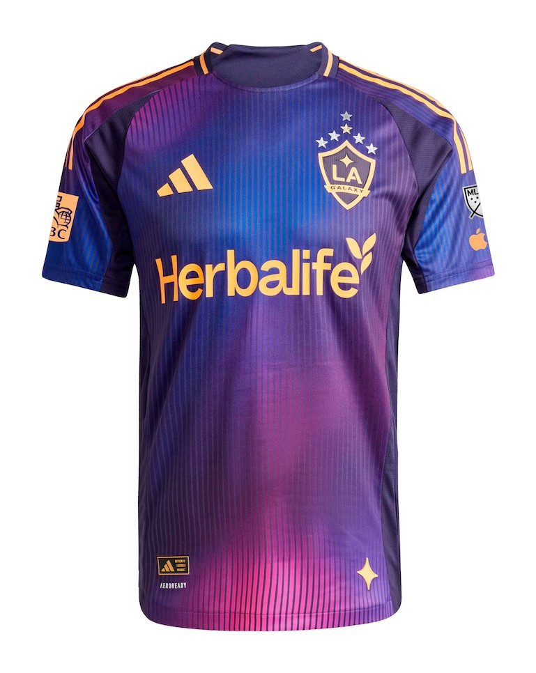 25-26 LA Galaxy Away 1:1 Thai Quality Football Shirt