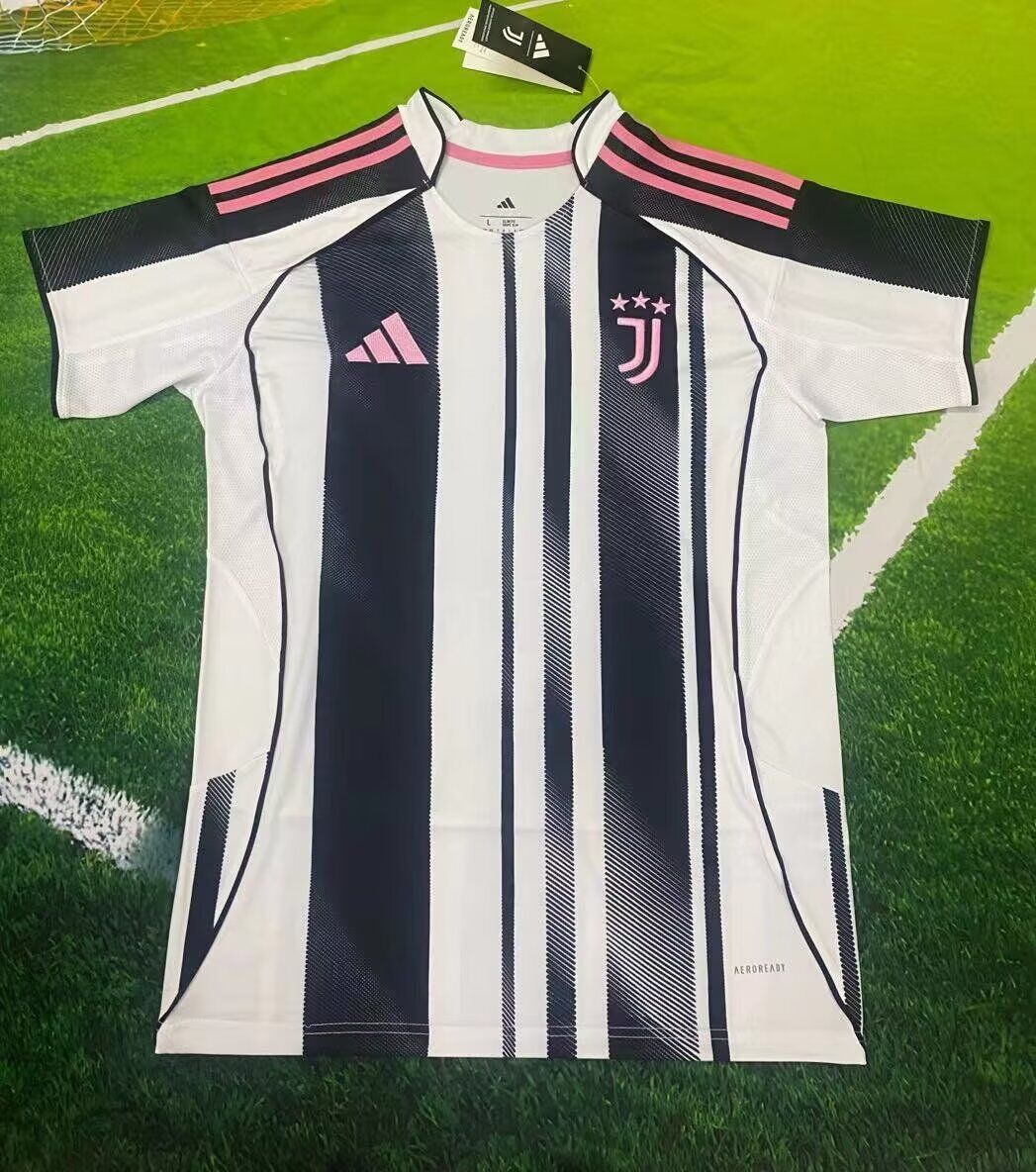 25-26 Juventus Home jeysey 1:1 Thai Quality Football Shirt