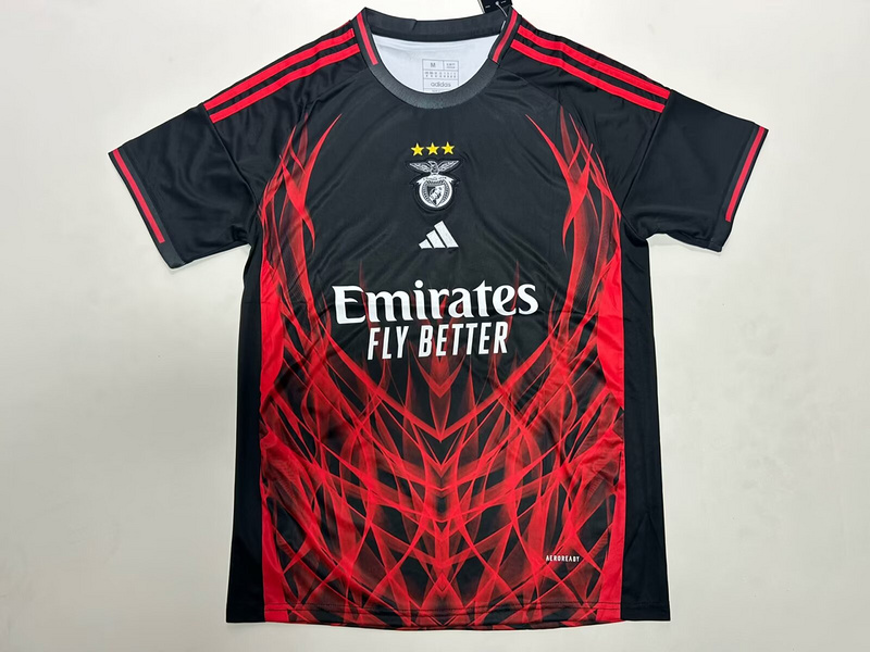25-26 Benfica Away Black Concept jeysey 1:1 Thai Quality Football Shirt