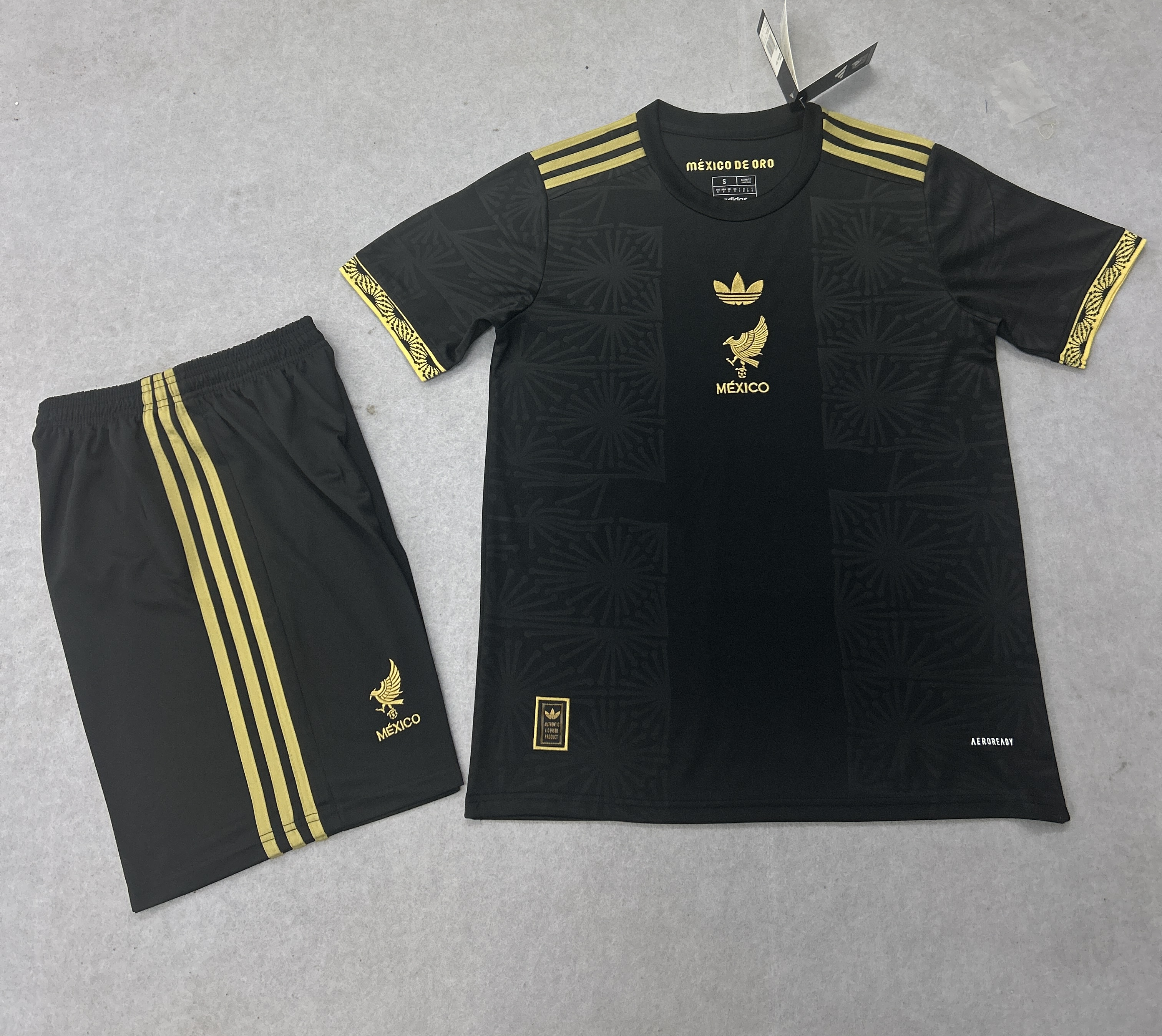 25-26 Mexico 	Gold Cup Men and Kids Suit  1:1 Thai Quality Football Kit and Socks