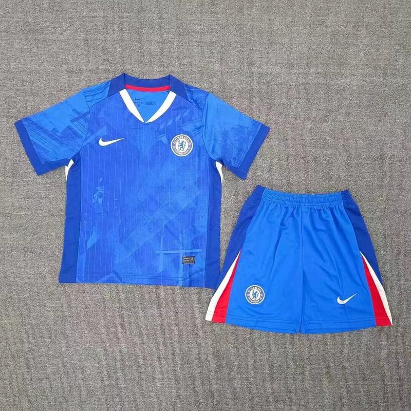 25-26 Chelsea Home Suit  1:1 Thai Quality Football Kit